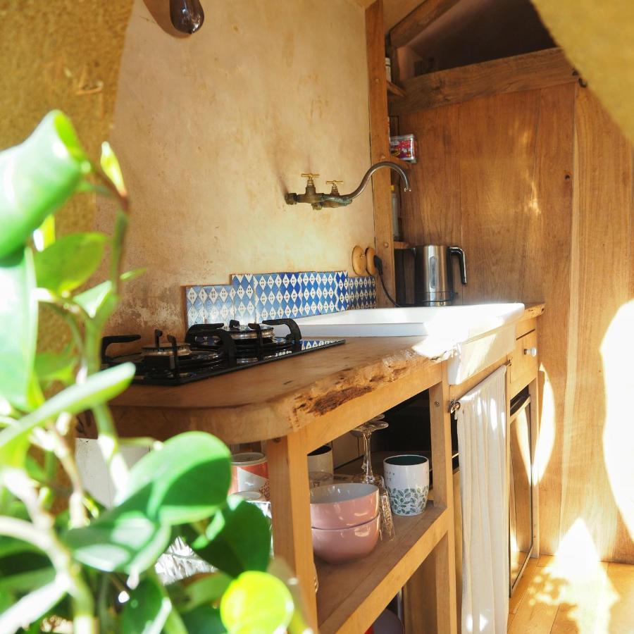 Ecolodge La Belle Verte Saint-Mʼhervé Esterno foto