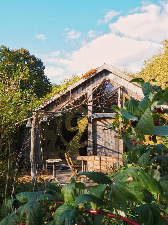 Ecolodge La Belle Verte Saint-Mʼhervé Esterno foto