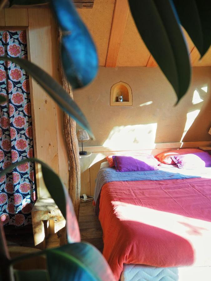 Ecolodge La Belle Verte Saint-Mʼhervé Esterno foto