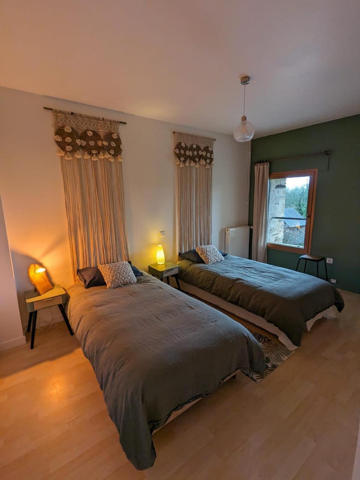 Ecolodge La Belle Verte Saint-Mʼhervé Esterno foto