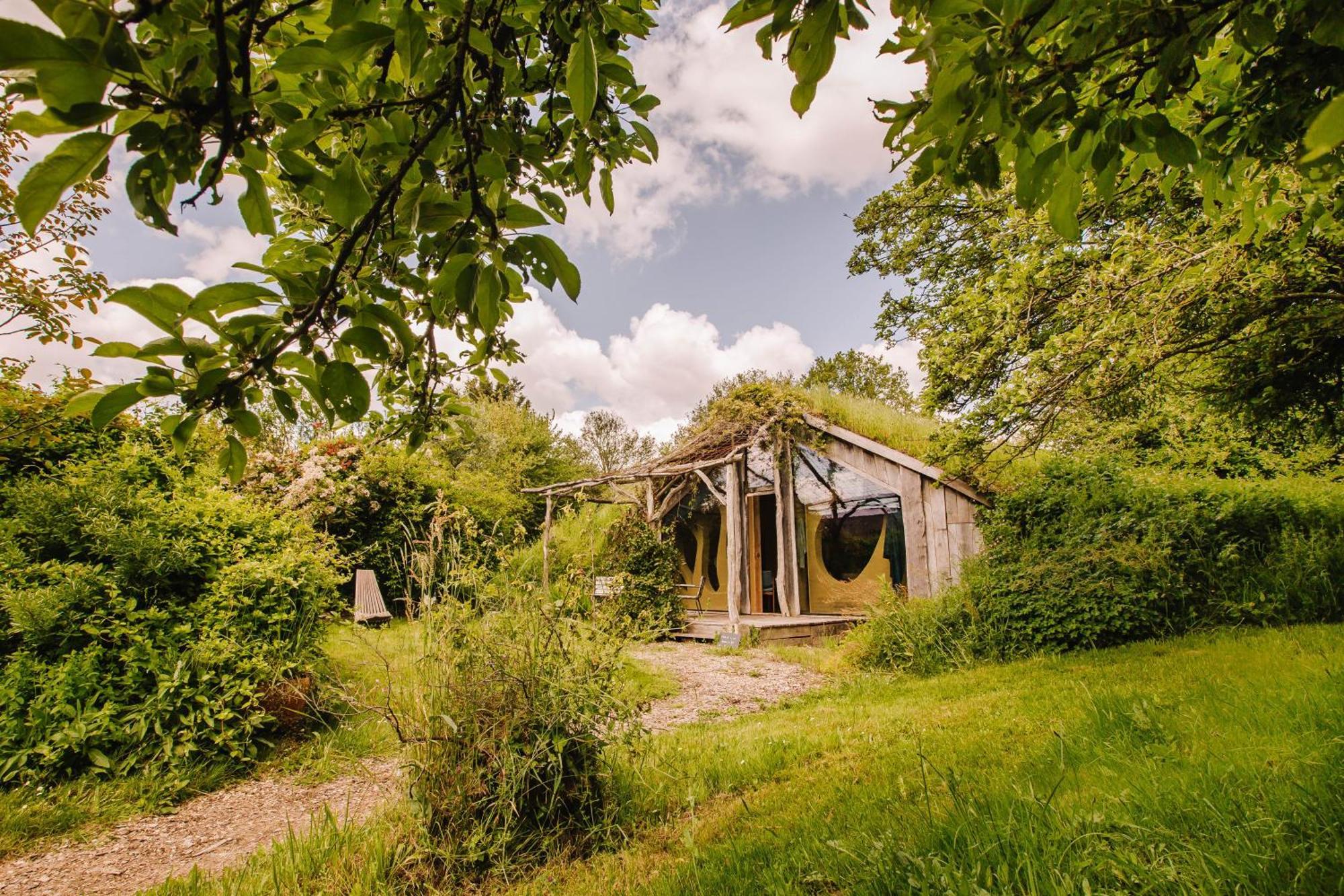 Ecolodge La Belle Verte Saint-Mʼhervé Esterno foto