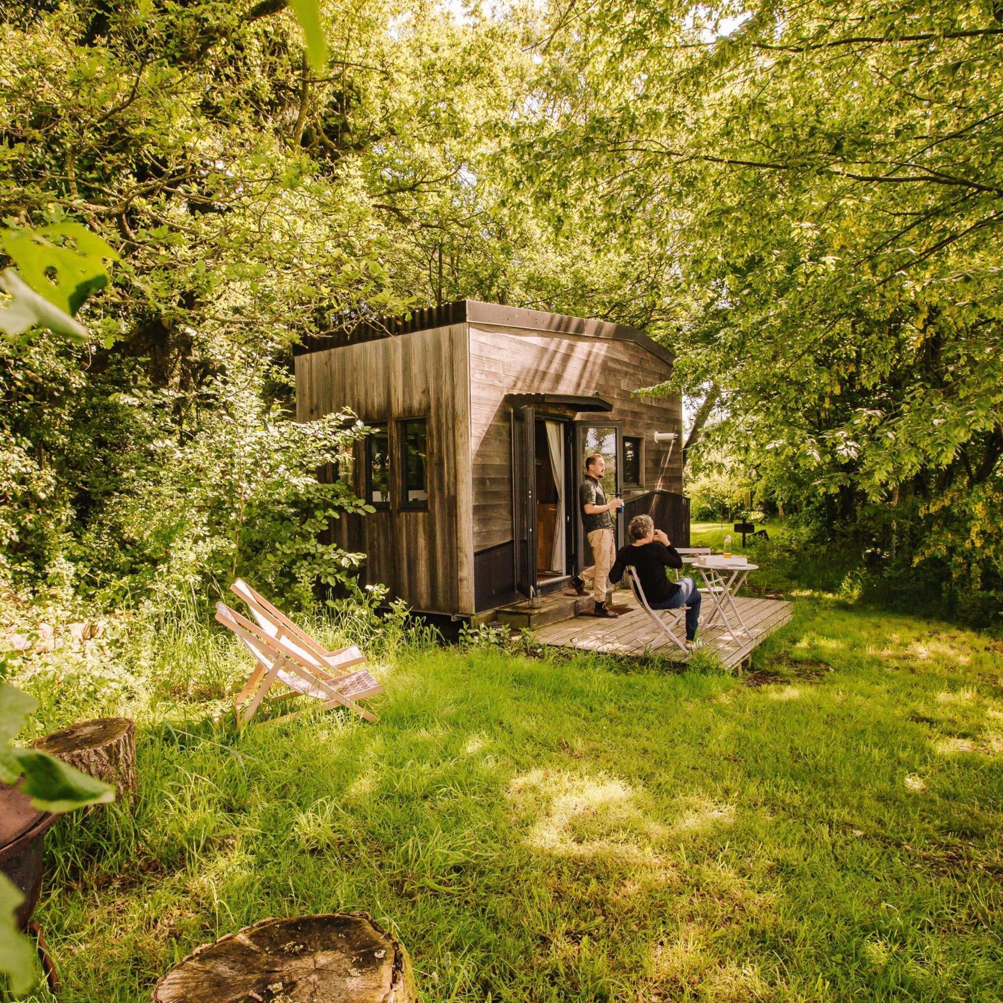 Ecolodge La Belle Verte Saint-Mʼhervé Esterno foto