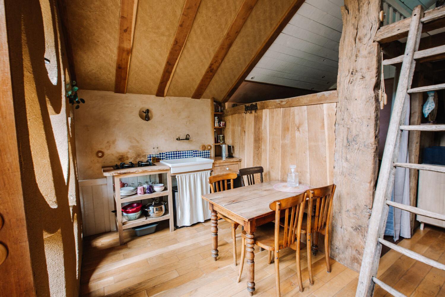 Ecolodge La Belle Verte Saint-Mʼhervé Esterno foto