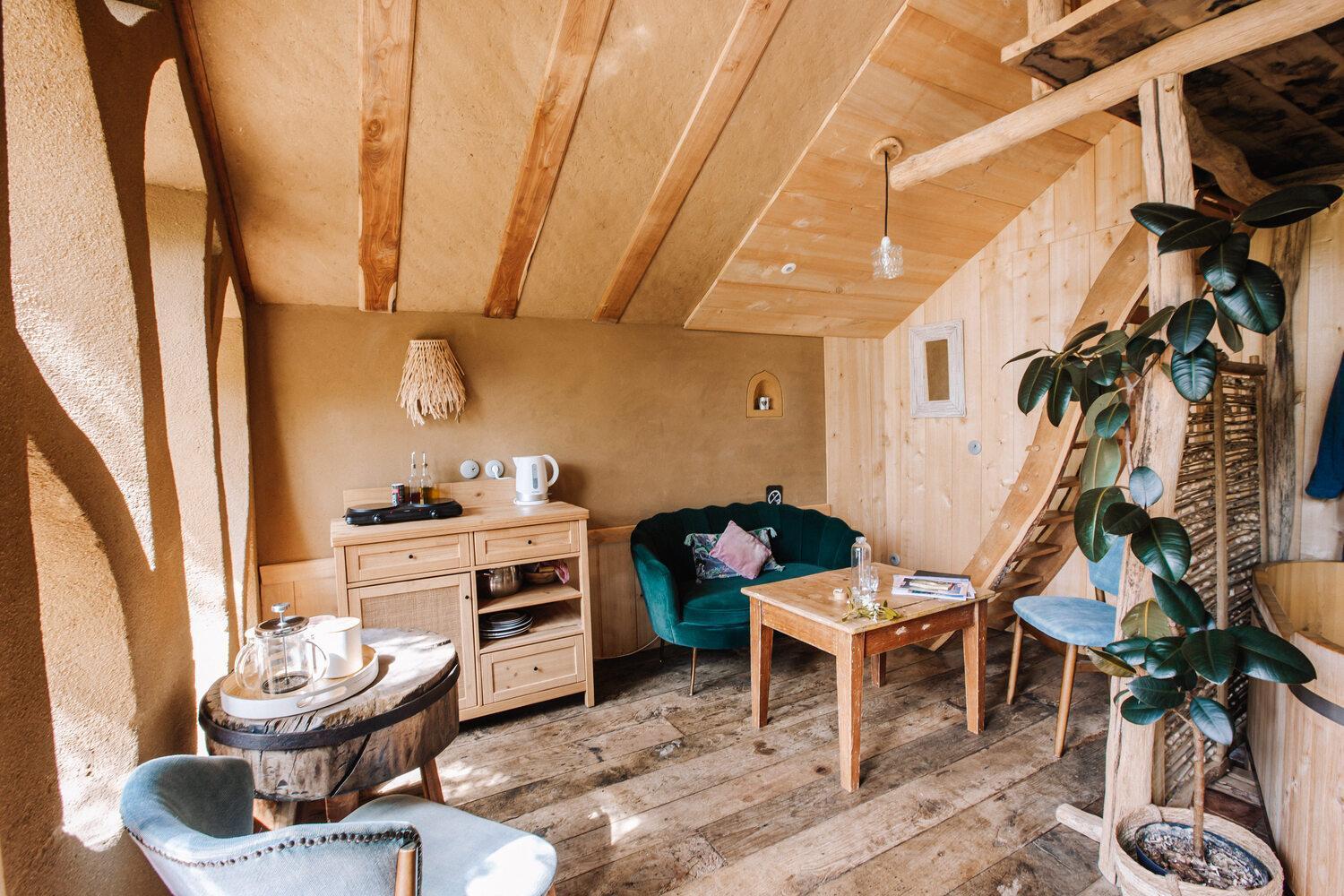 Ecolodge La Belle Verte Saint-Mʼhervé Esterno foto